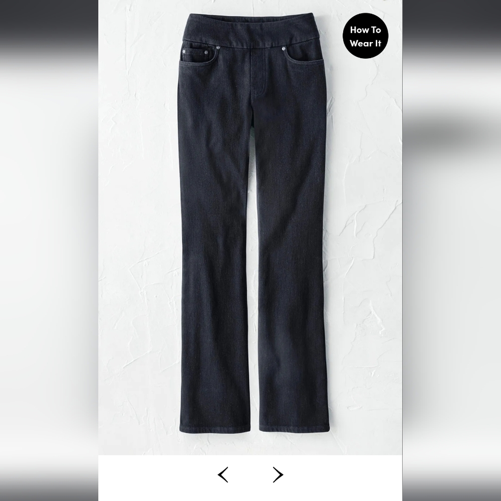 Coldwater Creek Women’s Dark Wash Bootcut Jeans